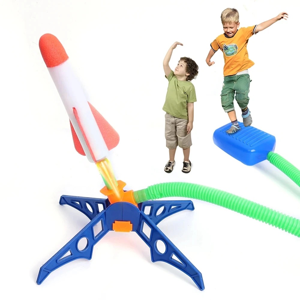 Kids Outdoor Explorer Set - Pompe à pied de fusée d'extérieur