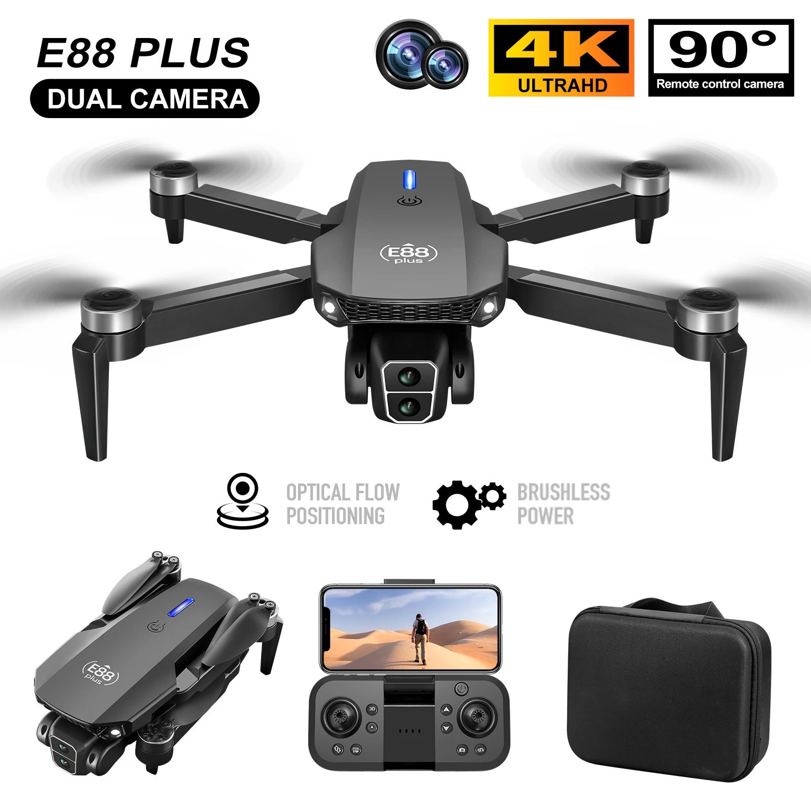Kids Outdoor Toy Storage - Nouveau drone quadrirotor E88 Plus :