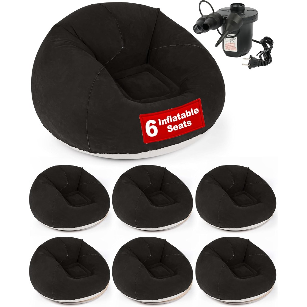 Kids Outdoor Folding Chair - Fauteuil gonflable avec pompe électrique -