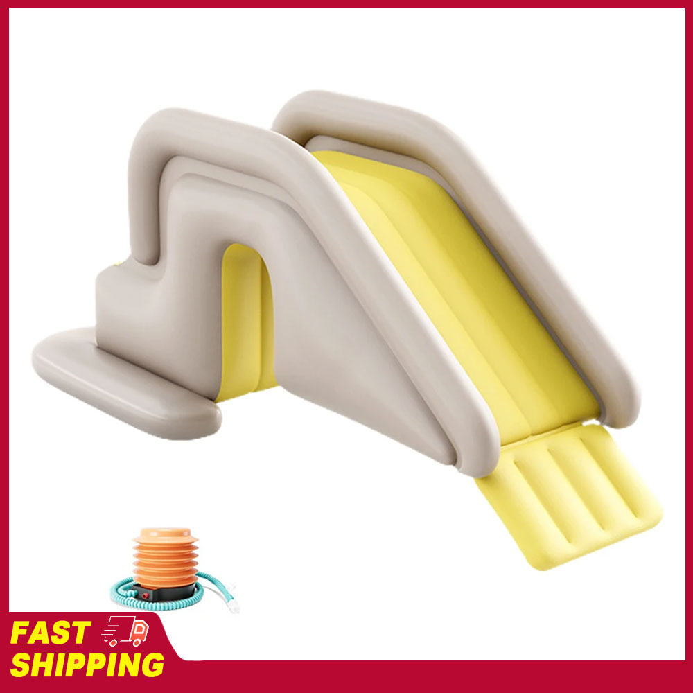 Kids Outdoor Inflatable Water Slide - Toboggan aquatique gonflable avec mur d'escalade,