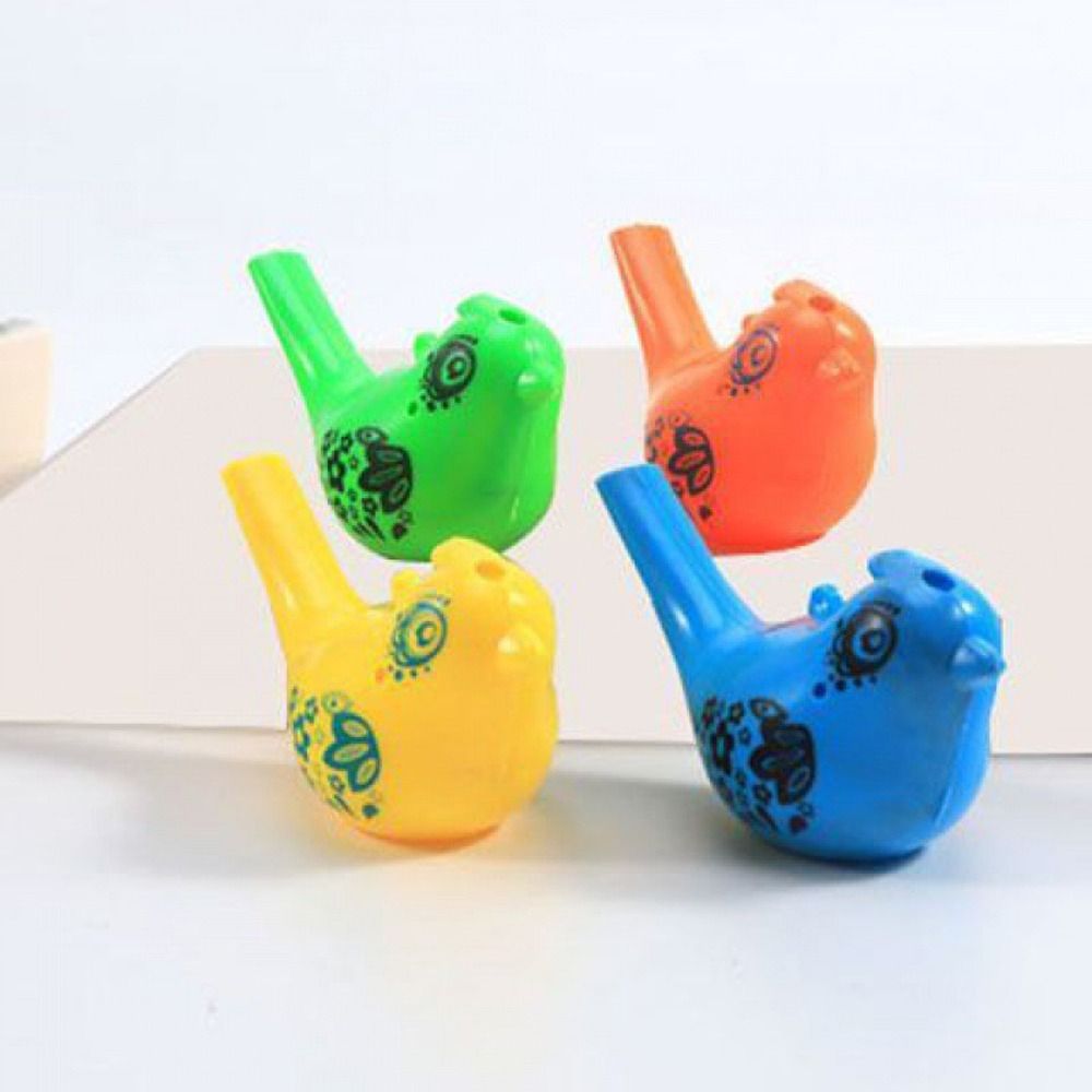 Kids Outdoor Music - Sifflet d'oiseau d'eau coloré pour enfants,
