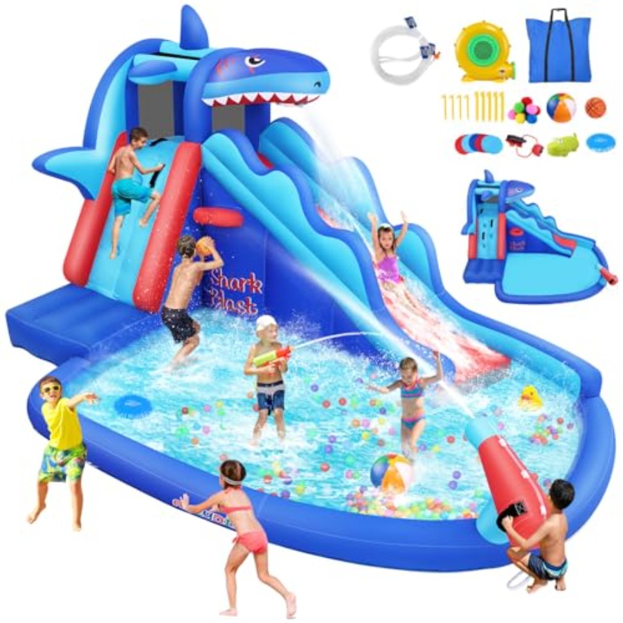 Kids Outdoor Inflatable Water Slide - Structure gonflable aquatique d'extérieur/d'intérieur pour enfants