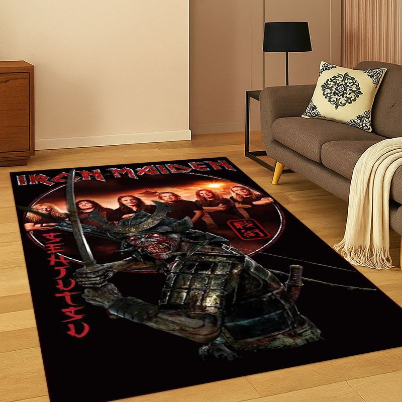 Kids Outdoor Area - Tapis 3D I-Iron Maiden Metal Band