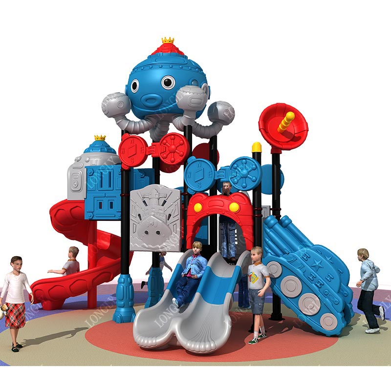 Kids Outdoor Area - Toboggan en plastique pour enfants fabriqué