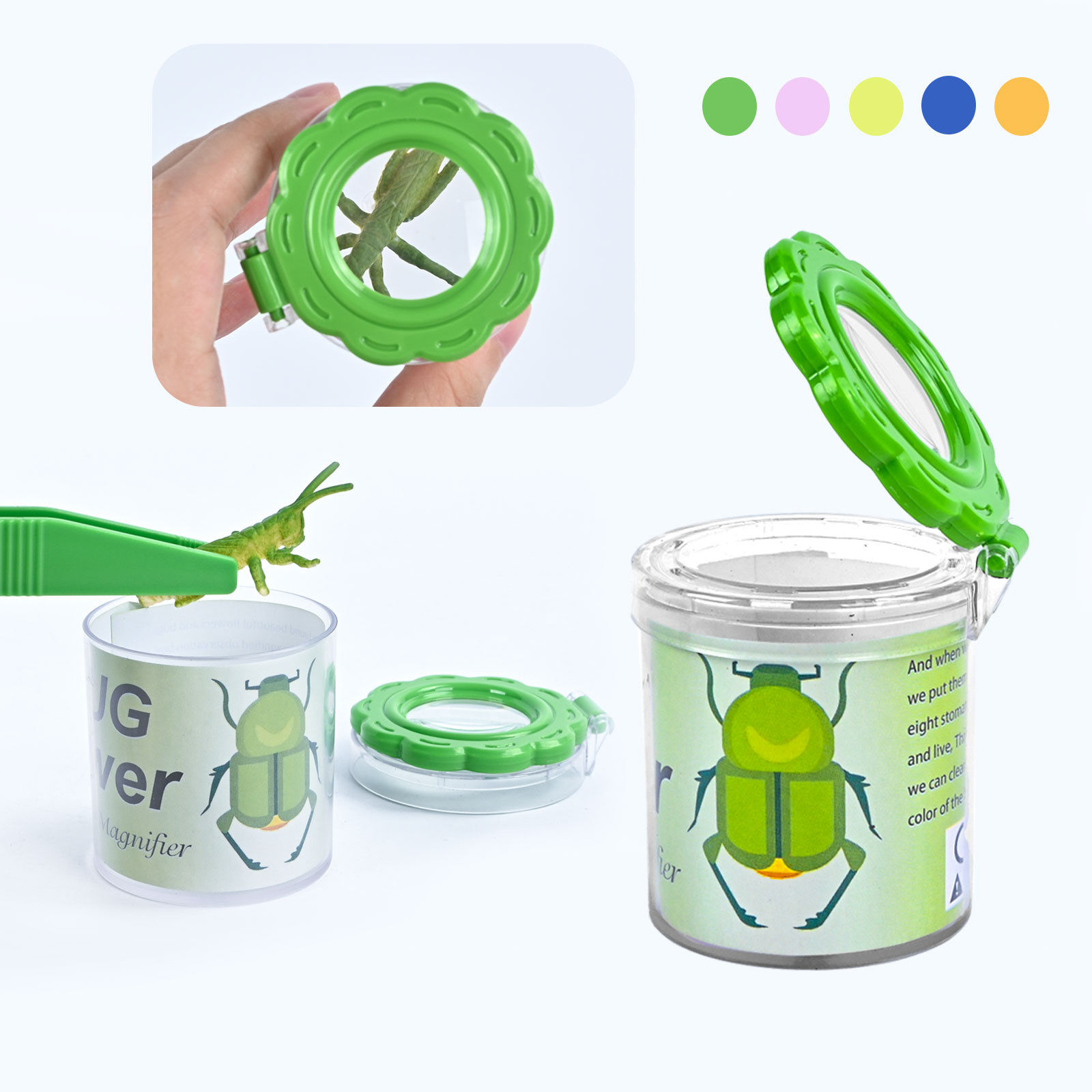 Kids Outdoor Adventure Kit - Boîte d'observation d'insectes pour enfants, Exploration