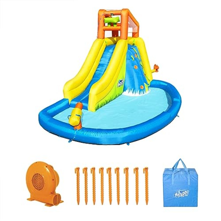 Kids Outdoor Zone - Toboggan aquatique gonflable pour enfants :