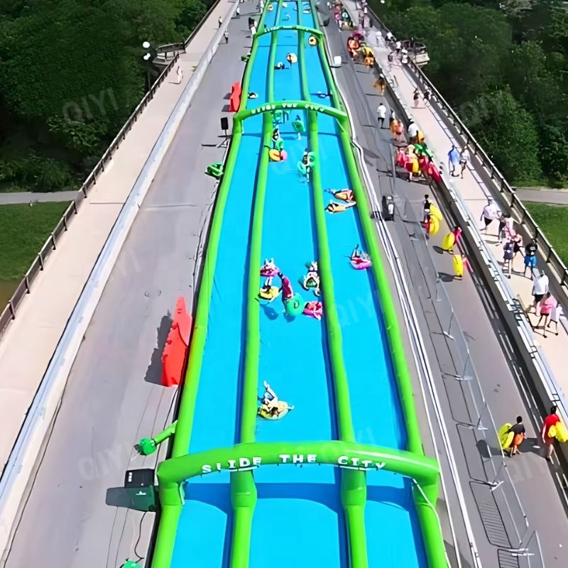 Kids Outdoor Inflatable Water Slide - Toboggan aquatique gonflable géant commercial -