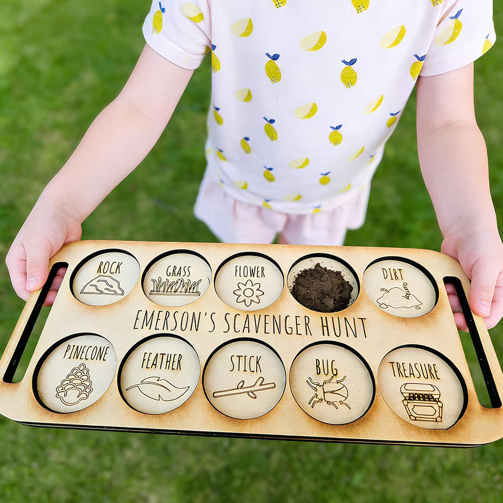 Kids Outdoor Scavenger Hunt - Chasse au trésor pour enfants :