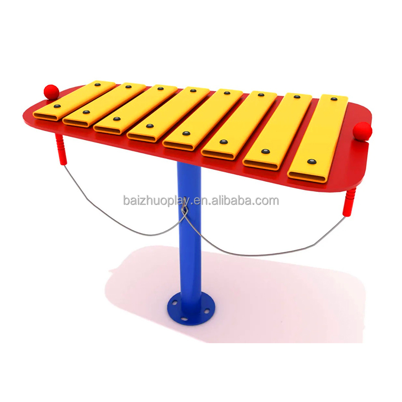 Kids Outdoor Music - Xylophone en métal pour enfants, instrument