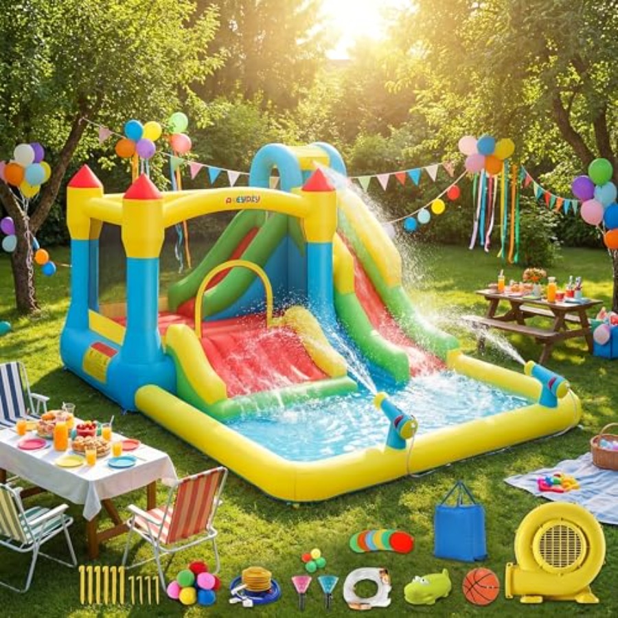 Structure gonflable aquatique  - Kids Outdoor Inflatable Water Slide avis et prix