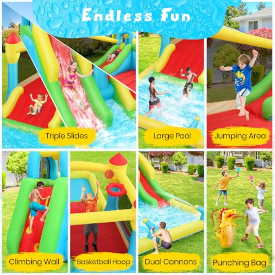 Structure gonflable aquatique  - Kids Outdoor Inflatable Water Slide avis et prix