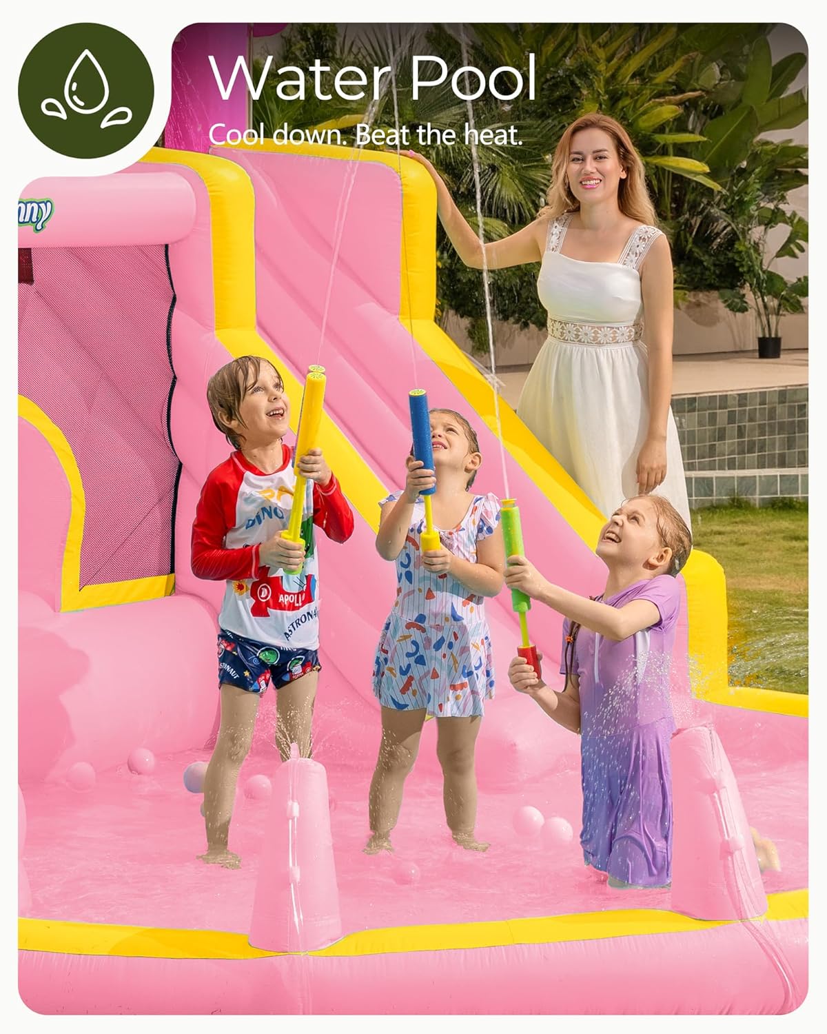 Toboggan aquatique gonflable r - Kids Outdoor Inflatable Water Slide avis et prix