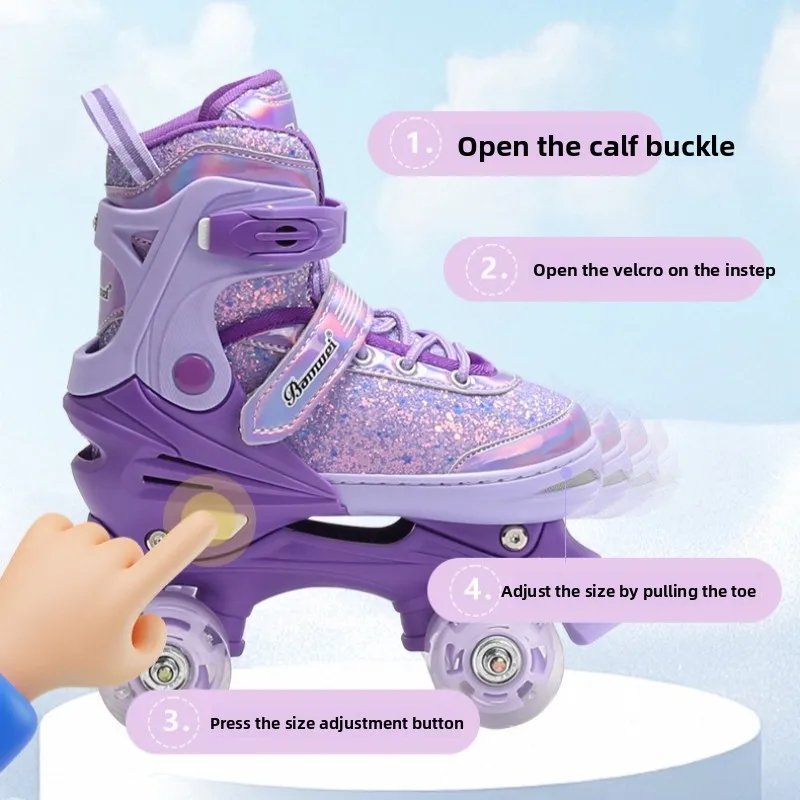 Chaussures de roller à double  - Kids Outdoor Shoes avis et prix