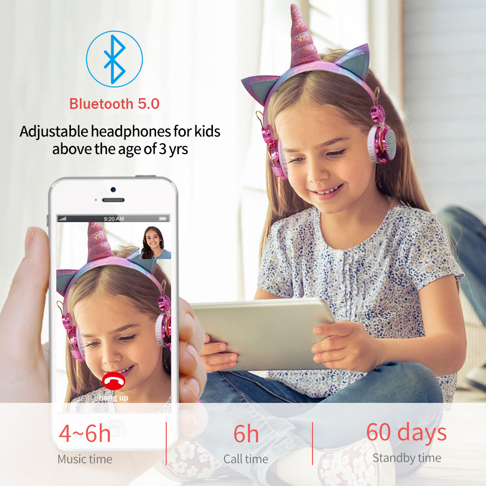Écouteurs sans fil licorne mig - Kids Outdoor Music avis et prix