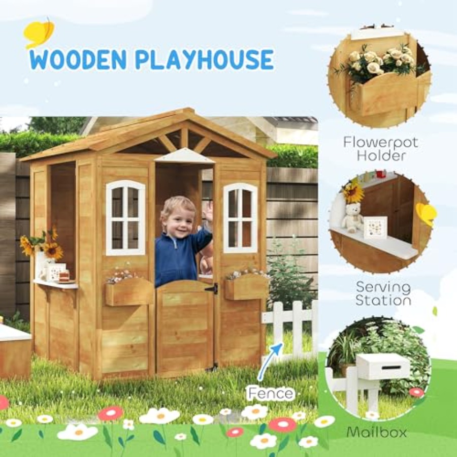 Maisonnette de jeu extérieure  - Kids Outdoor Nature Play avis et prix