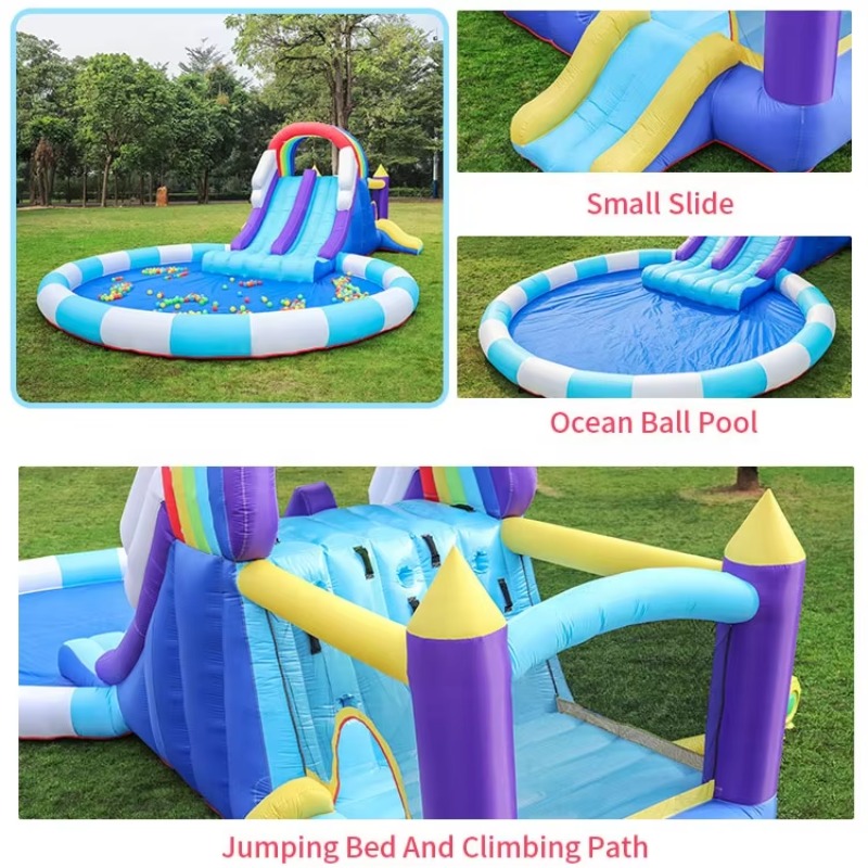 Toboggan aquatique gonflable g - Kids Outdoor Inflatable Water Slide avis et prix