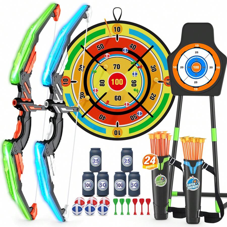 Lot de 2 arcs et flèches pour  - Kids Outdoor Archery Set avis et prix