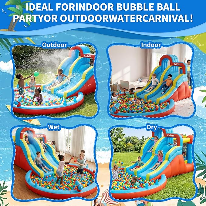 Parc aquatique gonflable 8-en- - Kids Outdoor Inflatable Water Slide avis et prix