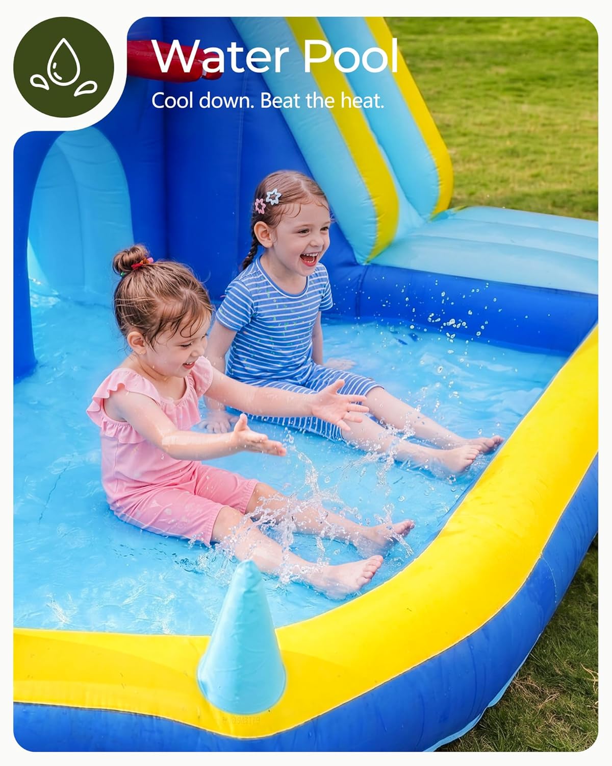 Toboggan aquatique gonflable p - Kids Outdoor Inflatable Water Slide avis et prix