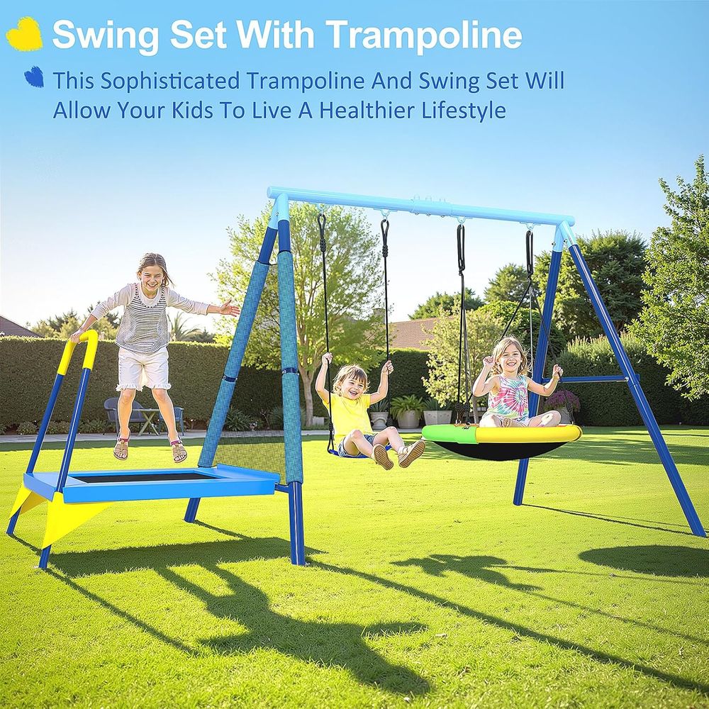 Balançoire 3-en-1 pour enfants - Kids Outdoor Zone avis et prix