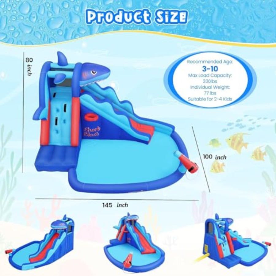 Structure gonflable aquatique  - Kids Outdoor Inflatable Water Slide avis et prix