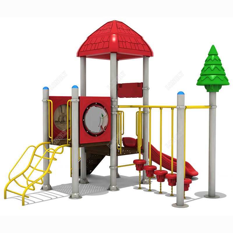 Toboggan en plastique rouge po - Kids Outdoor Area avis et prix