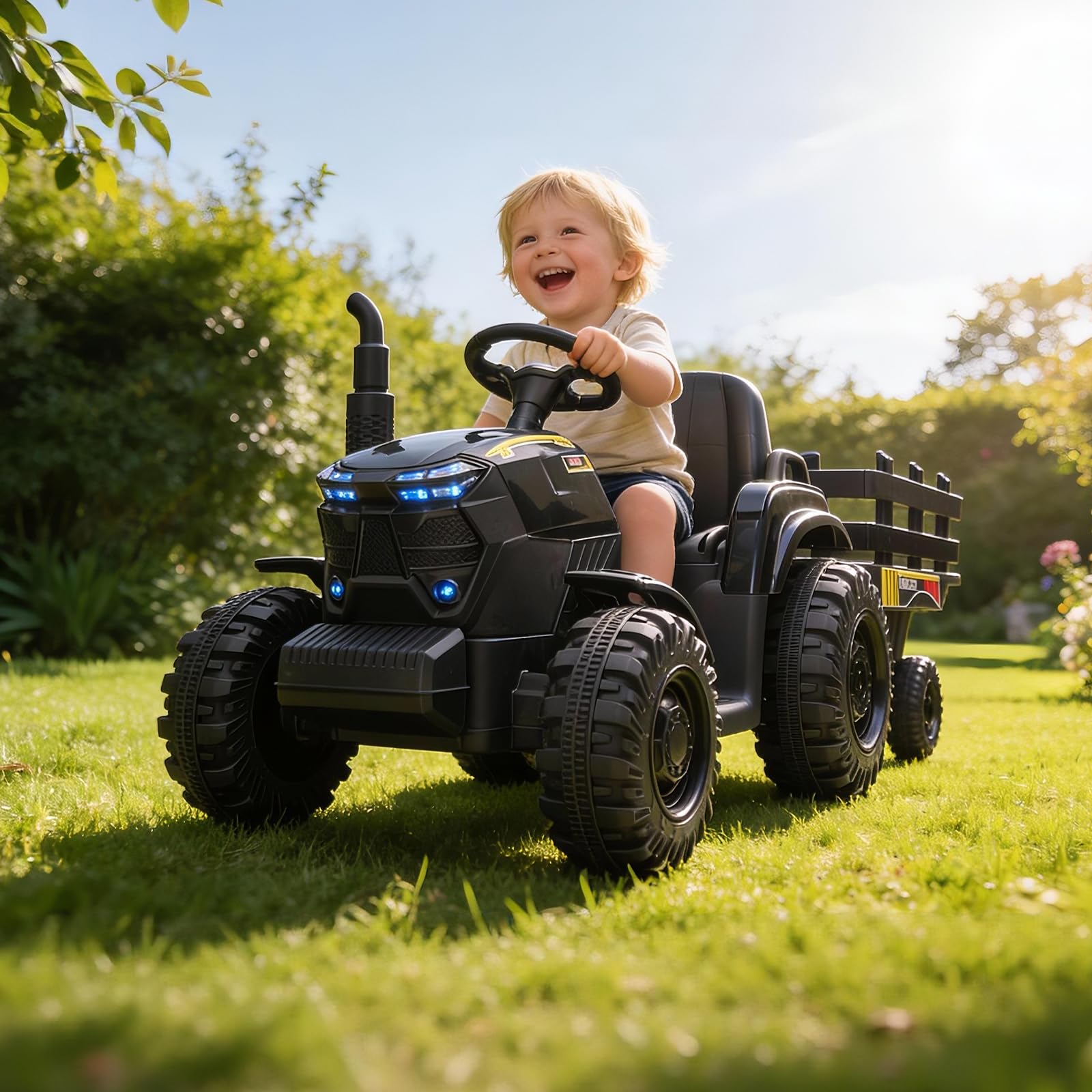 Tracteur électrique pour enfan - Kids Outdoor Music avis et prix