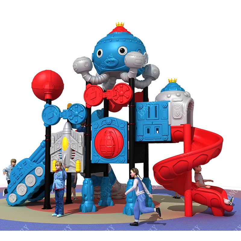 Toboggan en plastique pour enf - Kids Outdoor Area avis et prix