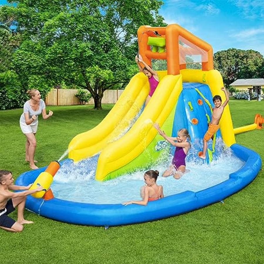 Toboggan aquatique gonflable p - Kids Outdoor Zone avis et prix