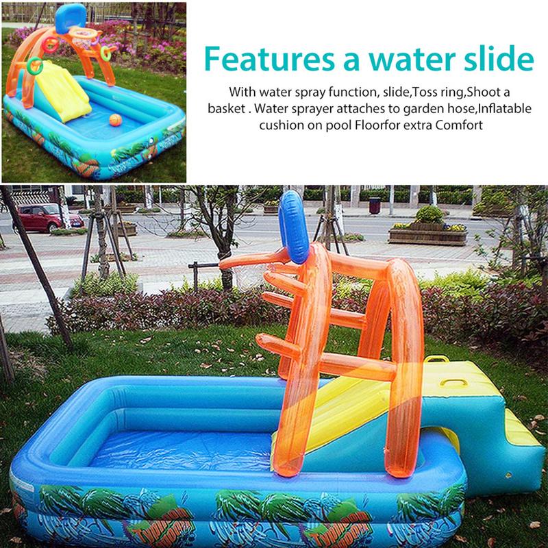 Nouvelle toboggan d'eau pour e - Kids Outdoor Slide Set avis et prix