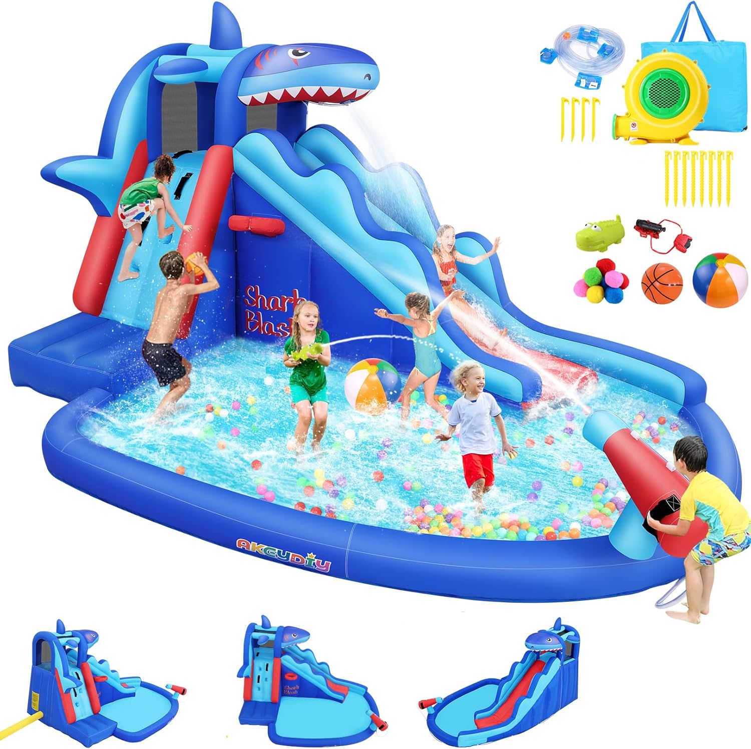 Parc aquatique gonflable sur l - Kids Outdoor Inflatable Water Slide avis et prix