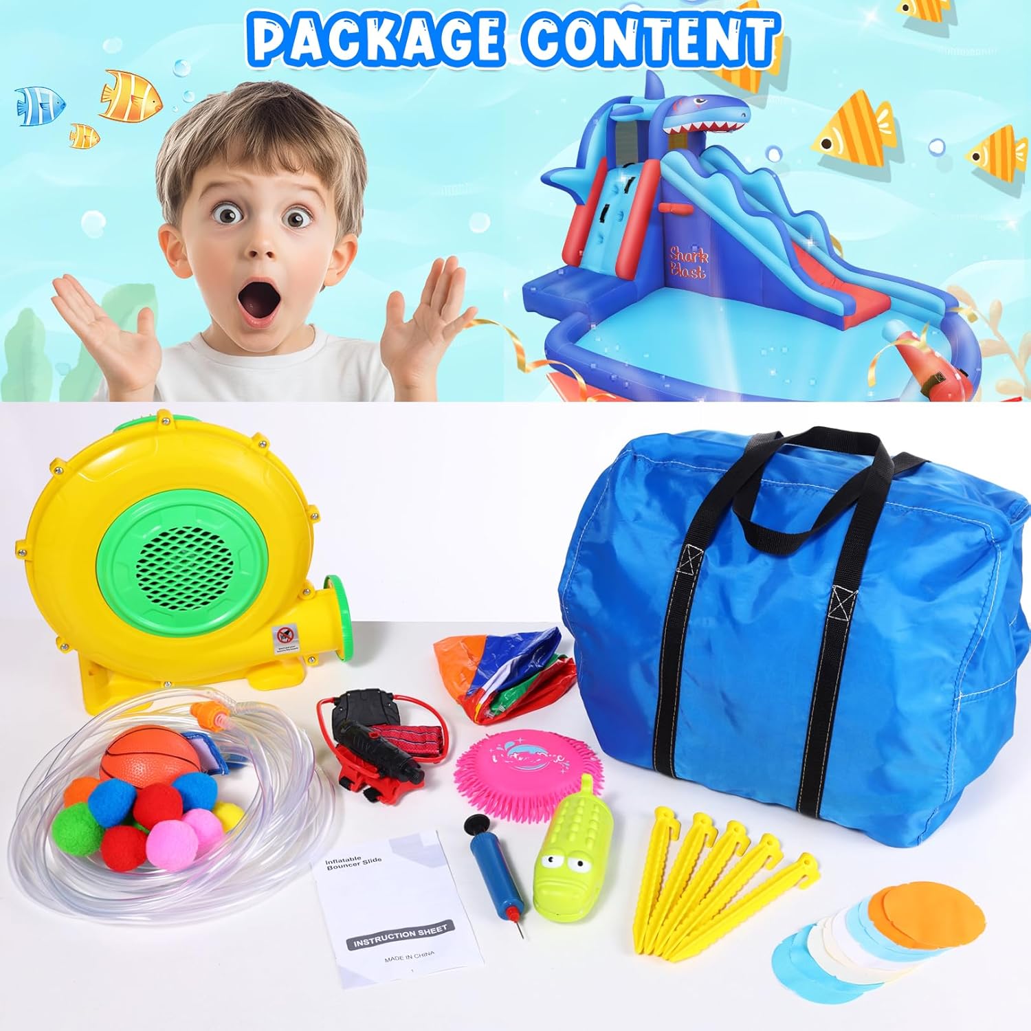 Parc aquatique gonflable sur l - Kids Outdoor Inflatable Water Slide avis et prix