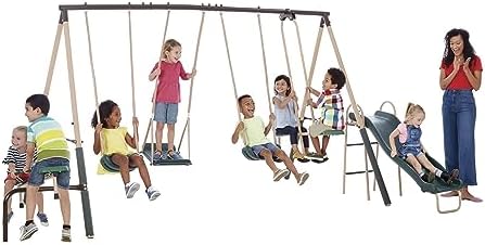 Ensemble de jeux d'extérieur e - Kids Outdoor Slide Set avis et prix