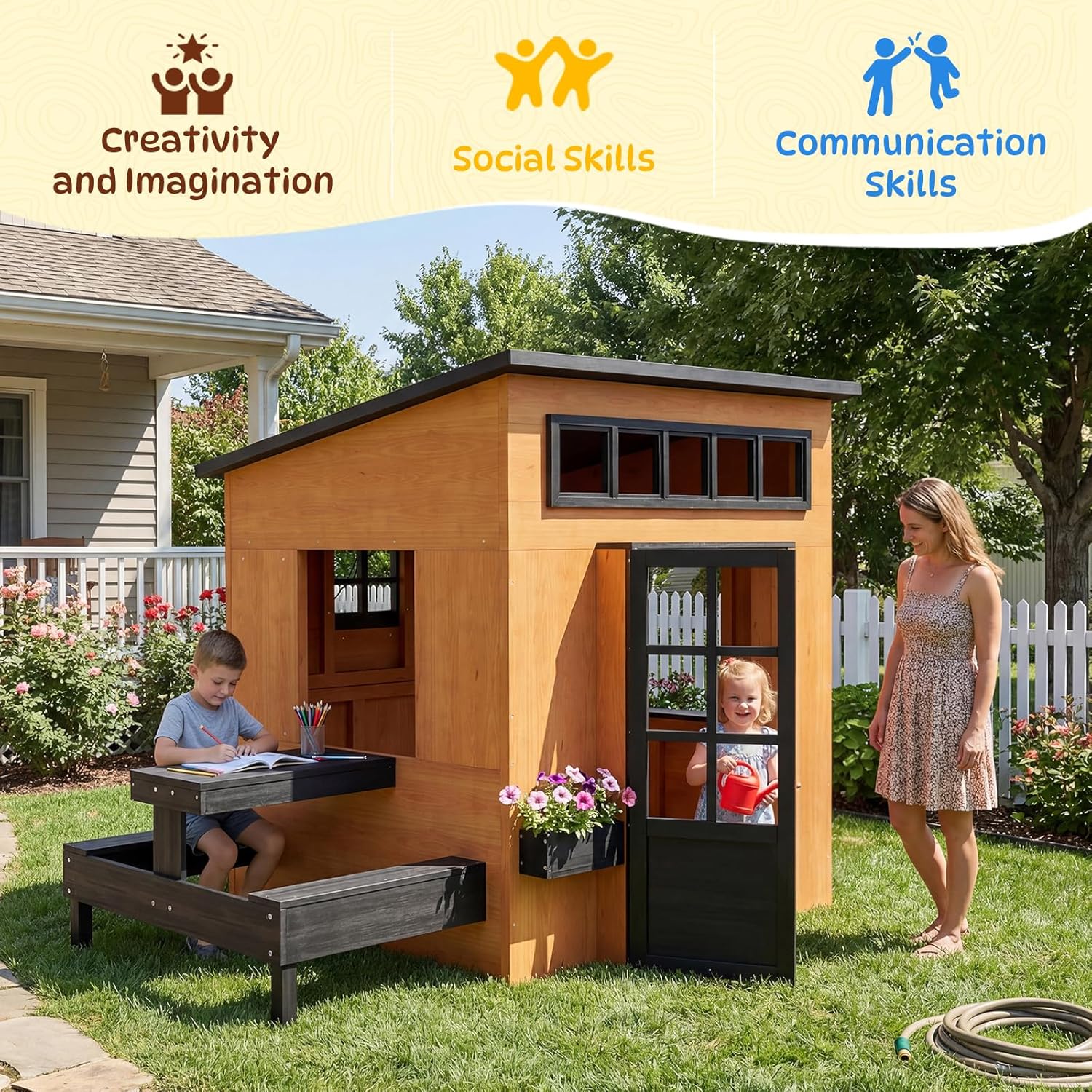Maison de jeu extérieure Nordi - Kids Outdoor House With Kitchen avis et prix