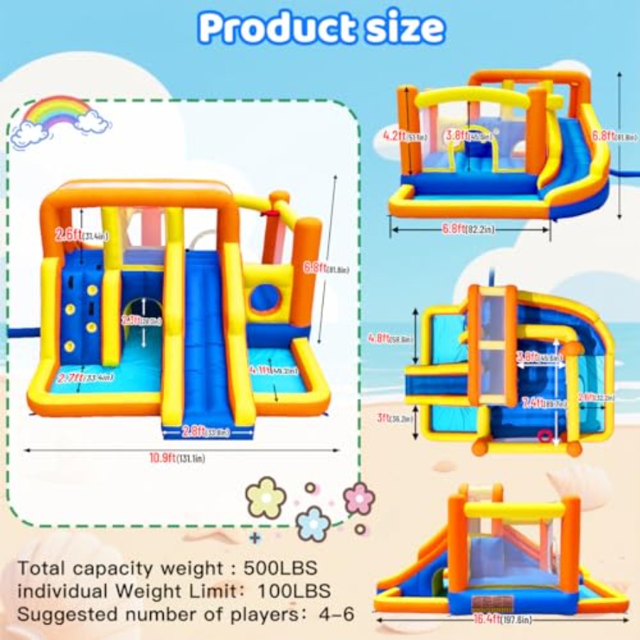Structure gonflable aquatique  - Kids Outdoor Zone avis et prix