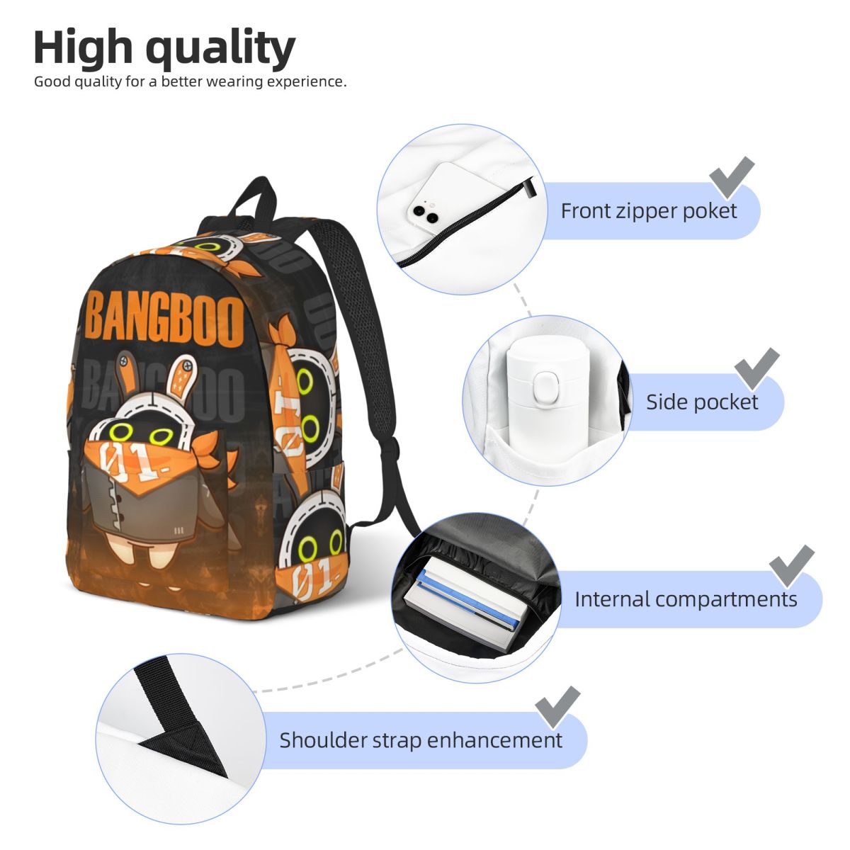 Bangboo Zenless Zone zéro sac  - Kids Outdoor Zone avis et prix