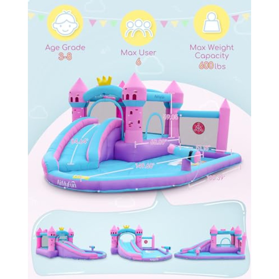 Toboggan aquatique gonflable p - Kids Outdoor Inflatable Water Slide avis et prix