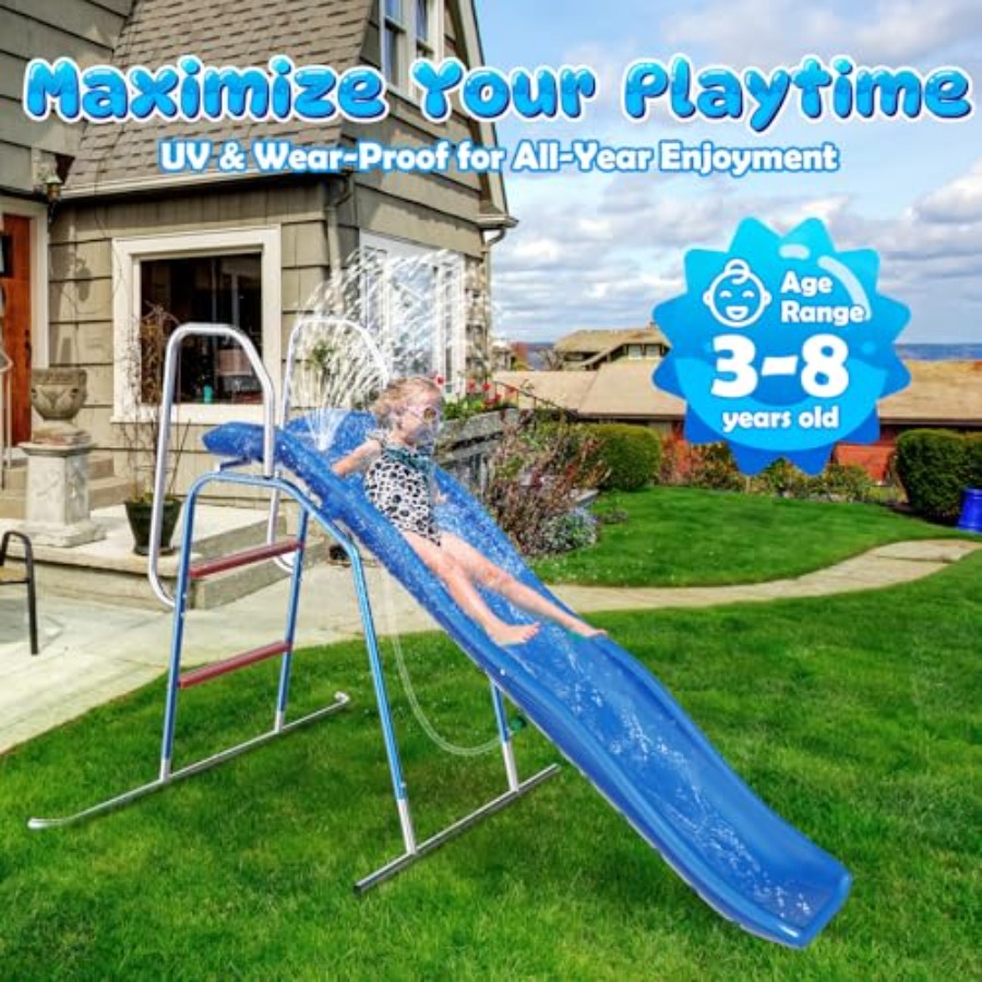 Toboggan aquatique pour enfant - Kids Outdoor Zone avis et prix
